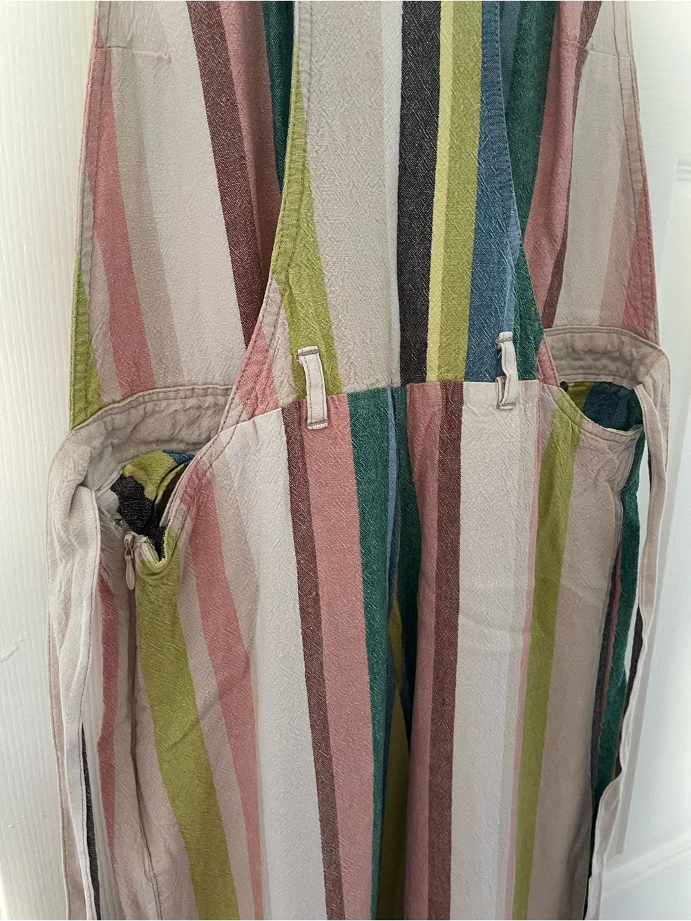 Free People Striped Multicolor Sleeveless Jumpsuit 6